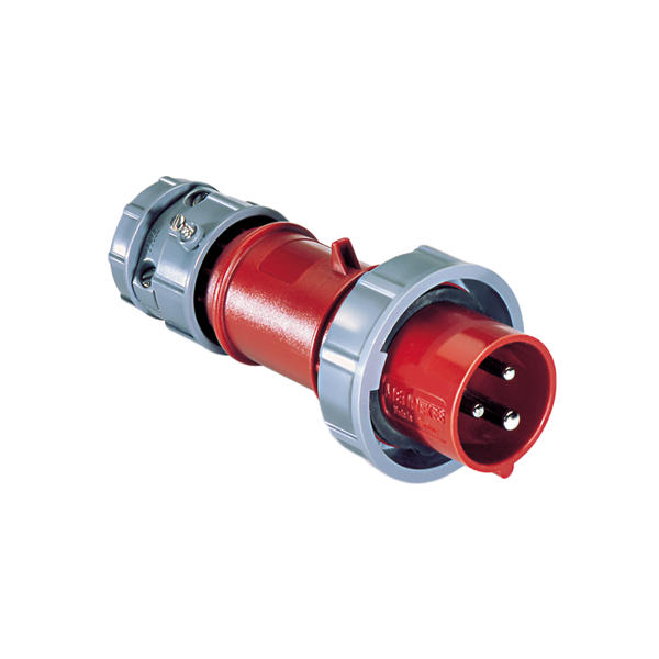 Mennekes ME520P7W 20A, 277/480V, 4-Pole Plug
