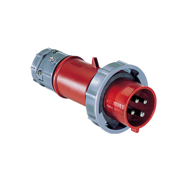 Mennekes ME530P7W 30A, 277/480V 4-Pole Plug