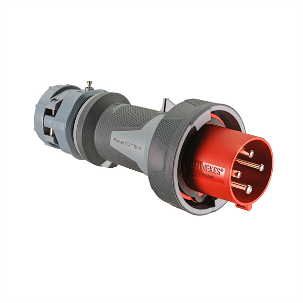 Mennekes ME5100P7W 100A, 277/480V 4-Pole Plug