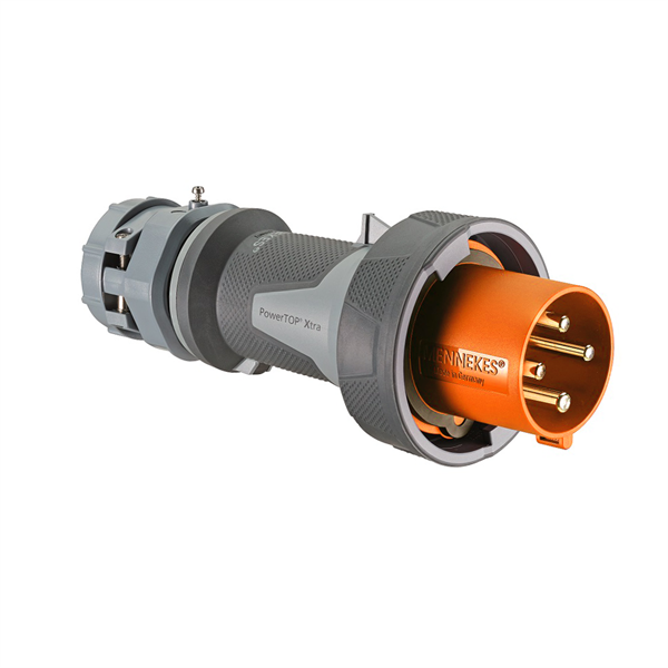 Mennekes ME460P12W 60A, 125V/250V 3-Pole Plug