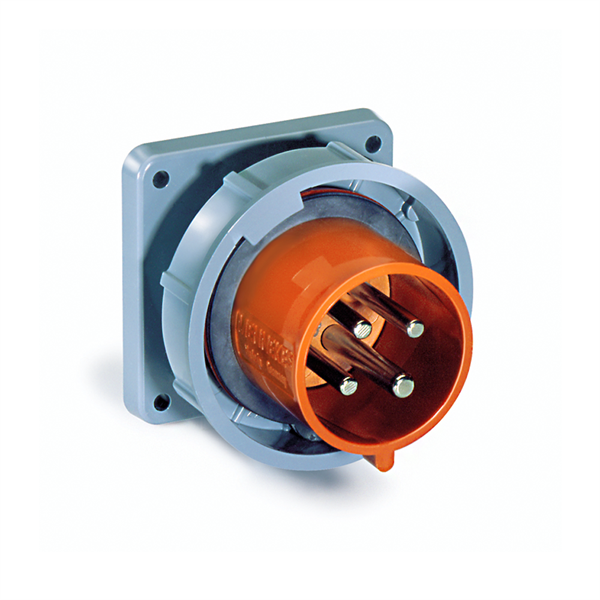 Mennekes ME430B12W 30A, 125/250V, 3-Pole Pin and Sleeve IEC 60309 Inle ...