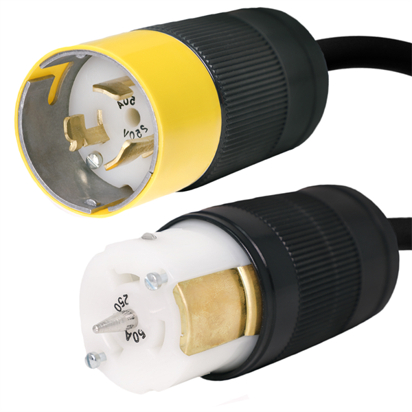 CS8265 to CS8264 Extension Cords, 50A, 250V, 6/3 SOOW