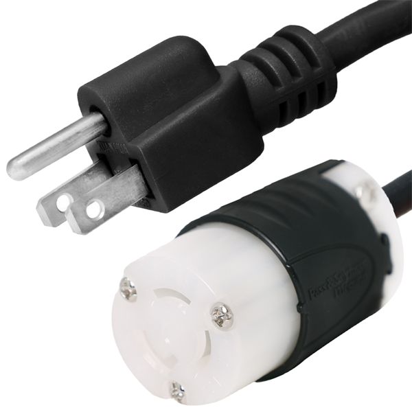 5-15P to L5-15R Plug Adapter [1 Foot]