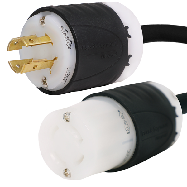 1 Foot L15-20P to L15-30R Twist Lock Plug Adapter [1 Foot]