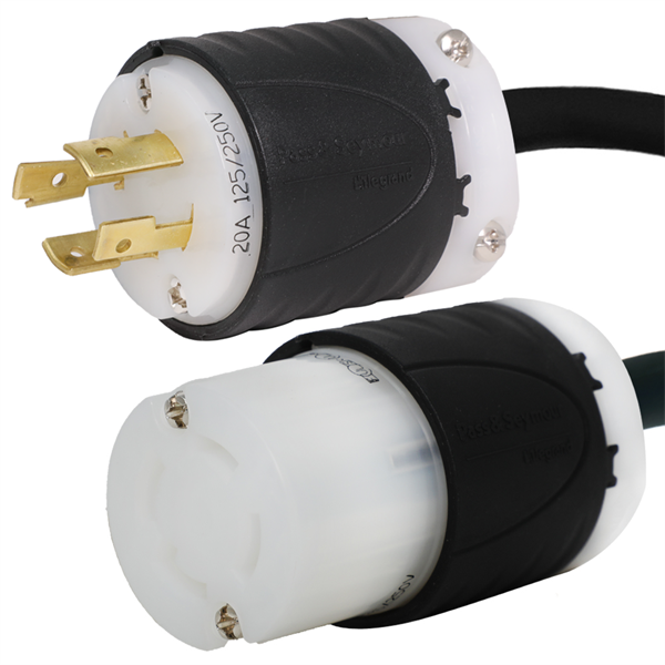 L14-20P to L14-30R Twist Lock Plug Adapter [1 Foot]