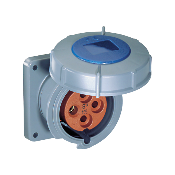 320R6W Outlet -  20A, 250V 2-Pole / 3-Wire, IEC60309