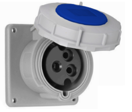 Mennekes ME363R6W 63A, 250V 2-Pole Outlet