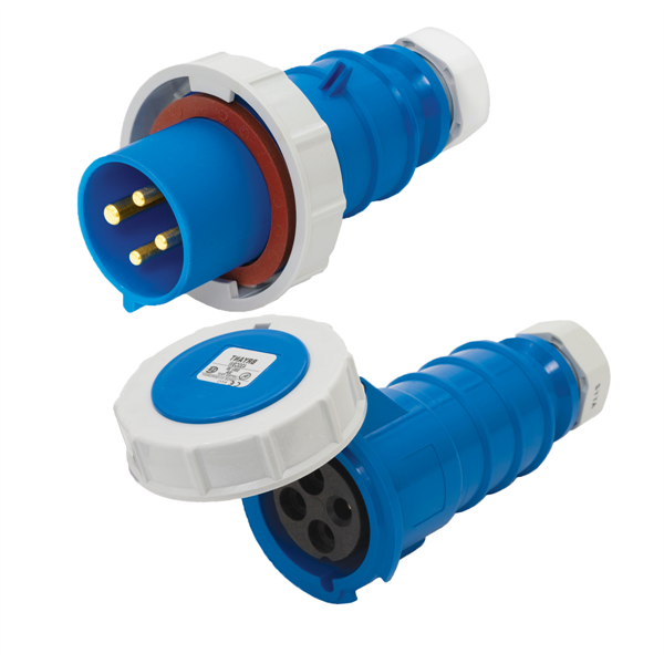 330P6W to 330C6W Pin and Sleeve Extension Power Cable  Rated 30A, 250V