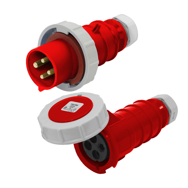 360P7W to 360C7W Pin and Sleeve Extension Power Cable - Rated 60A, 480V
