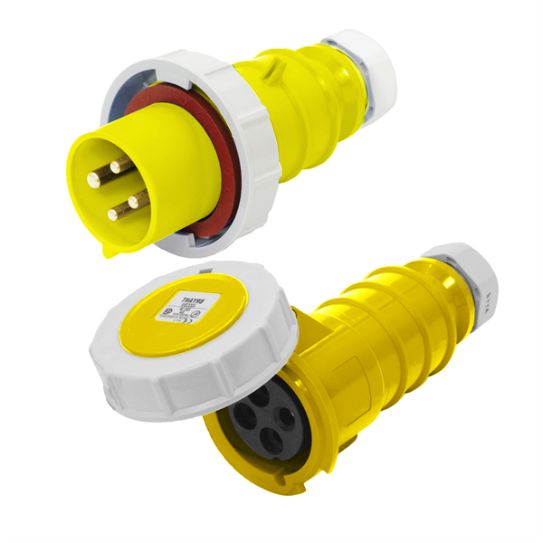 3100P4W to 3100C4W Pin and Sleeve Extension Power Cable - Rated 100A, 125V