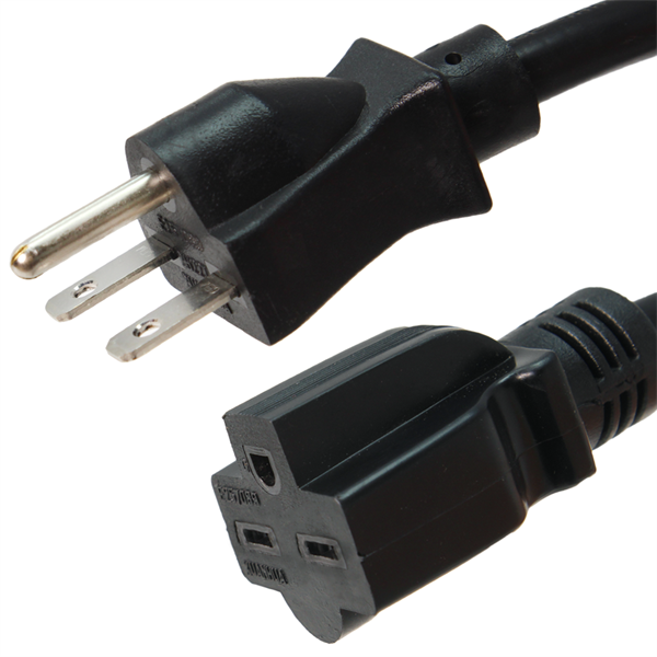 6-15 Extension Cords, 15A, 250V, 12/3 AWG