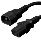 C14 to C13 Power Cords - 10A 250V, 18/3 SVT AWG +