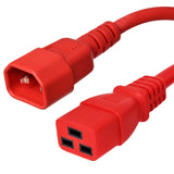 C14 to C19 Power Cords 15A, 250V, 14/3 SJT+