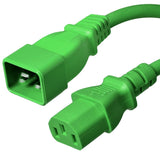 C20 to C13 Power Cord, 15A, 250V, 14/3 SJT +