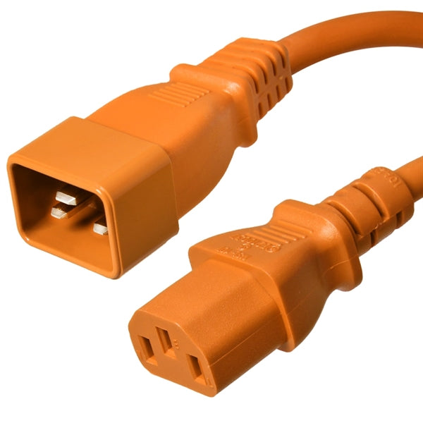 C20 to C13 Power Cord, 15A, 250V, 14/3 SJT +