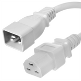 C20 to C21 Power Cords, 20A, 250V, 12/3 SJT +